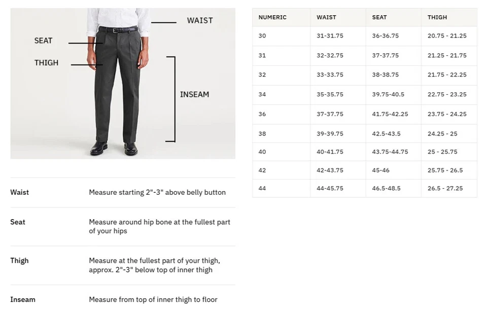 Pantalones cargo Dockers cómodos de ajuste clásico para hombre Foto 3 de 3