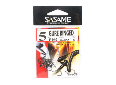 Sasame F-940 Gure Ringed Bait Hook Size 5 (0340)