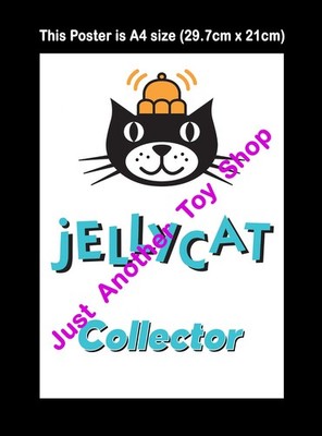 Jelly Cat Sammler A4 Format Poster Werbeschild - fantastische Qualität
