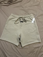 NWT Fear Of God Essentials Pacsun Desert Taupe Fleece Drawstring Shorts Mens XL