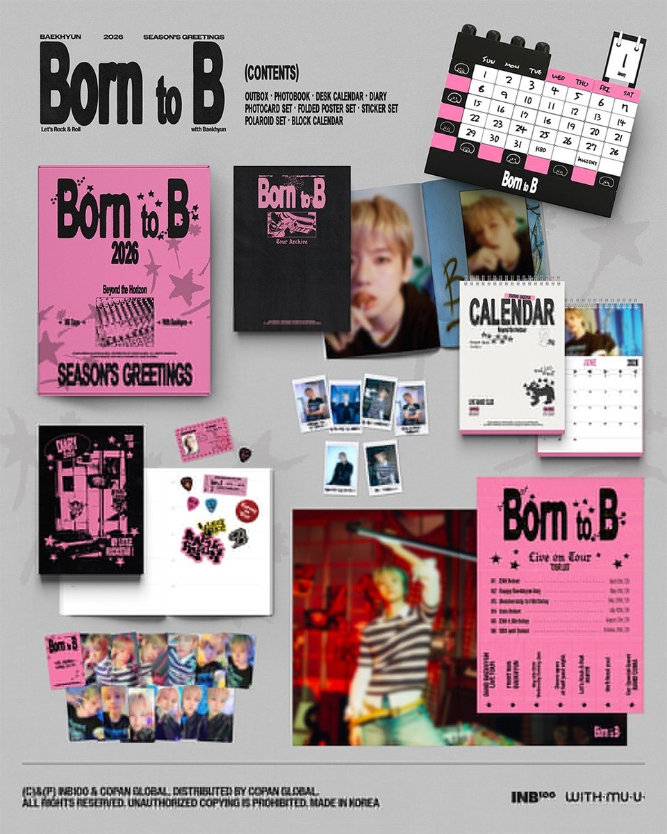 BAEKHYUN 2026 SEASON'S GREETINGS [BORN TO B] / Full Package+POB+