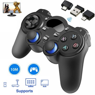 2.4G Wireless Game Controller Dual-Vibration Gamepad Joystick für Tablet Phone