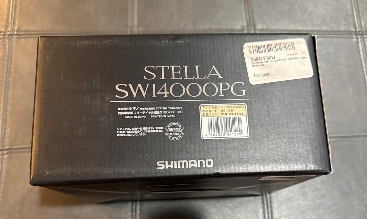 Shimano 19 Stella SW 14000PG Spinning Reel Jigging Japan Model