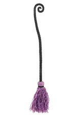 Purple Swirl Costume Witch Broom