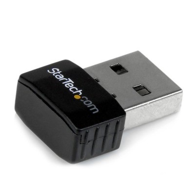 StarTech USB 2.0 300Mbps Mini Wireless-N Network Adapter, 802.11n 2T2R, 20/40MHz