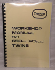 TRIUMPH TR6 T120R WORKSHOP MANUAL 1971-3 WORKSHOP BOOK 99-0947C - TW33