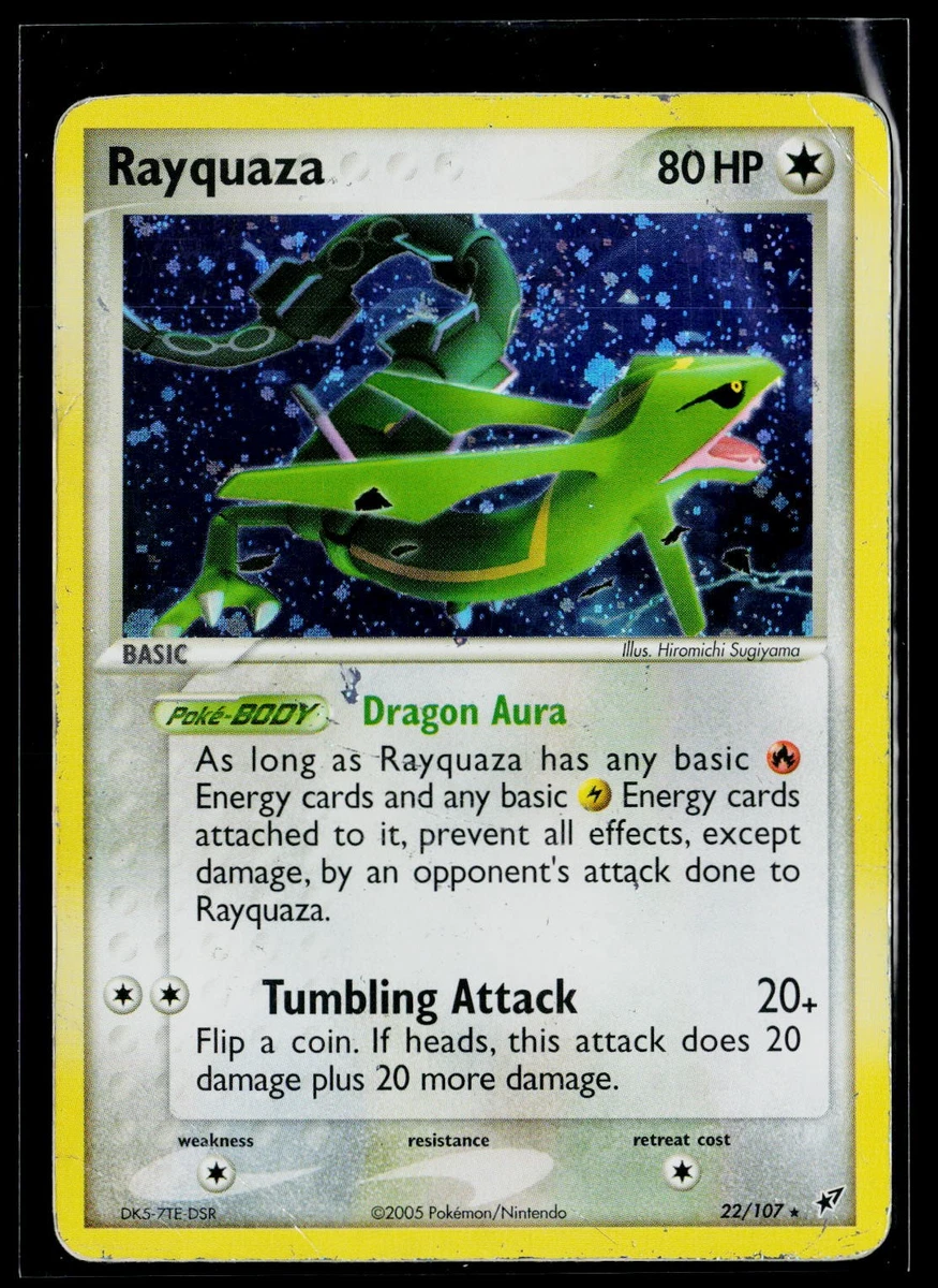 Pokémon Rayquaza Pokémon TCG Holo Rare Individual Collectible Card