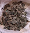 UNCLEANED AND UNSORTED ROMAN COINS FROM THE MIDDLE EAST , 10 PER bidding/buying!