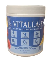 VITALLA-E Electrolyte Powder Drink Mix - Sugar Free: Raspberry Lemon,90 Servings