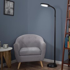 Full Spectrum Natural Sunlight Floor Lamp with Bendable Neck-Reading Craft Light
