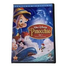 Disney Pinocchio 70th Anniversary Platinum Edition 2-Disc DVD Set 2009 