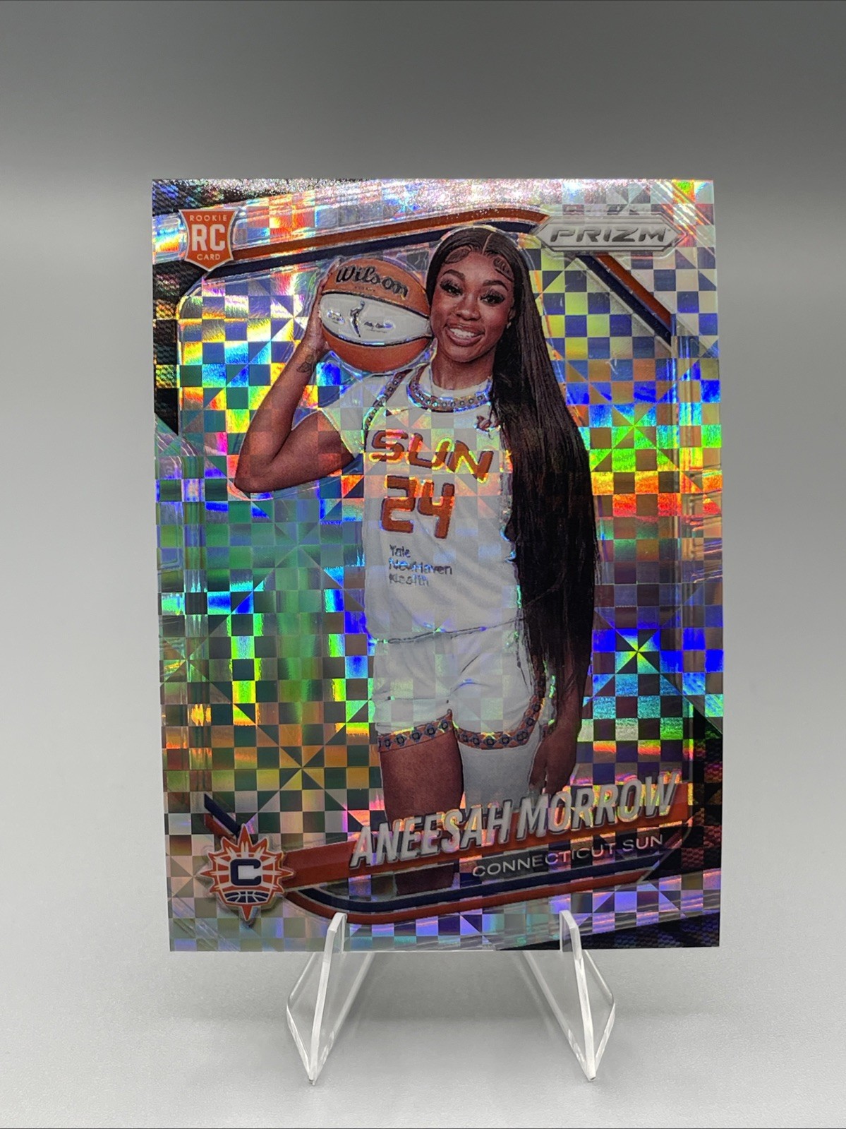 2025 Panini Prizm WNBA Aneesah Morrow Rookie RC Checkerboard Variation #146