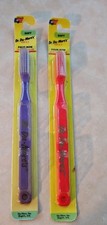 Lot Of 2 Dr. Du-More's Four Row Toothbrush Soft Purple Red Made In USA New