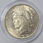 Toned 1923 P 90% Silver Peace Dollar UNC in a Capsule