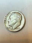 1949 P  Roosevelt 90% Silver Dime Philadelphia Fine Condition