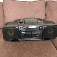 Vintage Philips AZ8304  Twin Tape Decks  Turbo Bass Ghetto Blaster Spares Repair