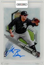 2018 Bowman High Tek Prospect Autograph Pht-Jb Jake Burger Chicago White Sox Cws