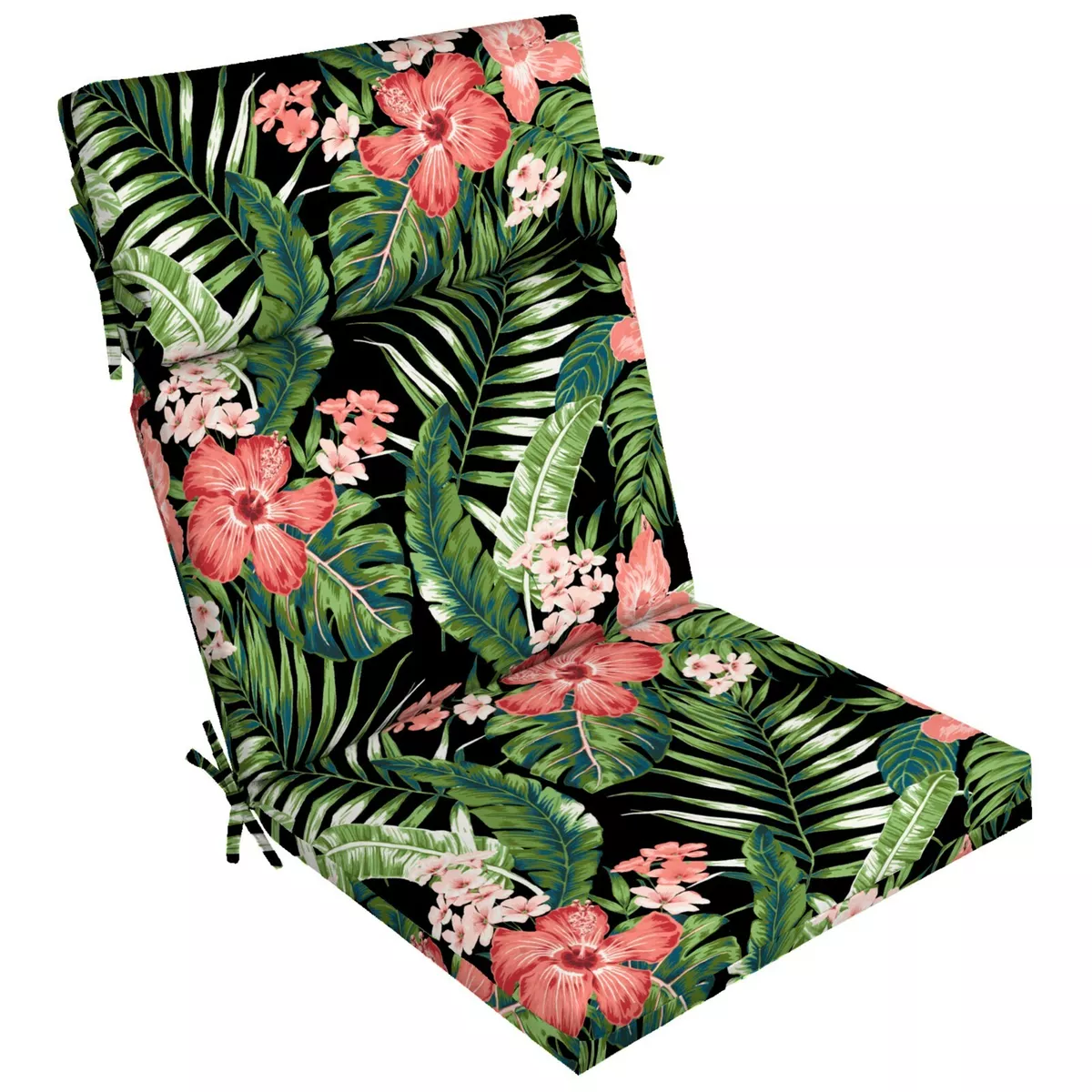 Black outdoor chair cushions hot sale