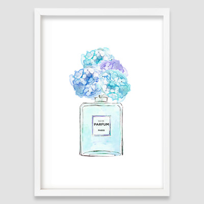 Paris Designer Mode Parfüm Flakon Wandbild Poster Druck Bild Geschenk