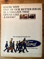 Original 1968 Ford AD: Tailgate that opens like A door!