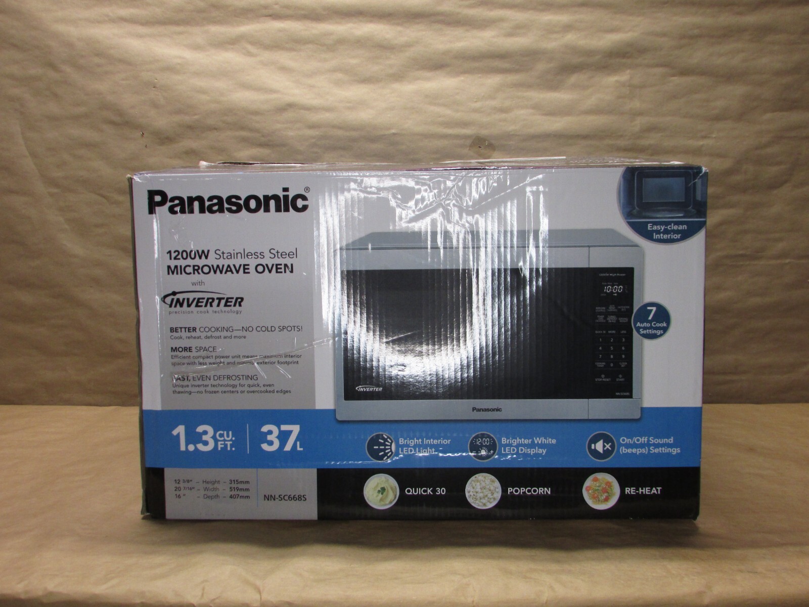 Panasonic NNSC668S Microwave Oven Stainless Steel 885170364462 eBay