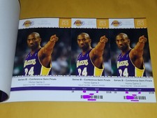 KOBE BRYANT 2012 PLAYOFFS TICKET BOOK STUB LOT LOS ANGELES LAKERS NBA BASKETBALL
