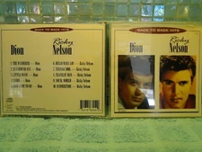 Dion Ricky Nelson Back To Back Hits CD Buy 2 Or More CDs Pay Only 1 Shipping Fee