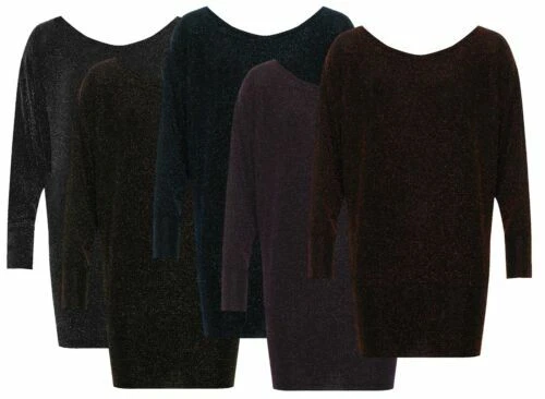 Glitter Plus Size Tops & Shirts for Women