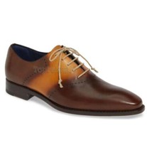 Handmade Men's Leather Oxfords TWO TONE FORMAL CASUAL LACE UP Fashion Shoes-118