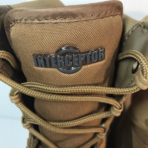 INTERCEPTOR Men's Work Military Tactical Tan Coyote Boots Size 8 NEW w/o tags - Picture 5 of 8