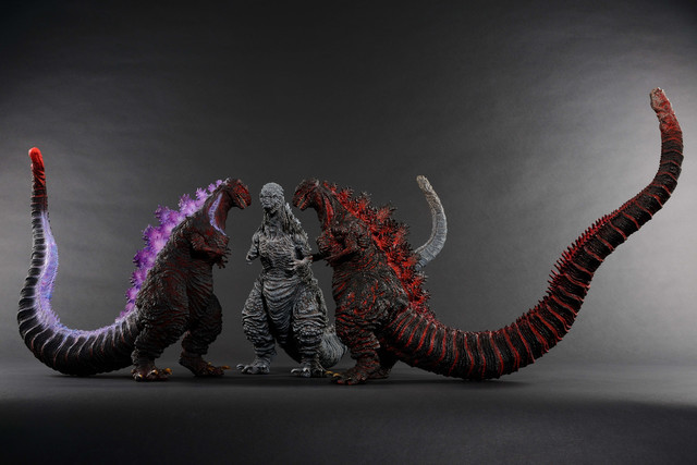 JAPAN GODZILLA 3体セット Japan Rare Ichibankuji SHIN GODZILLA Big PVC Figures 3 types