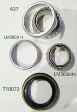 Front Wheel Bearing & Race & Seal Kit Assembly Fit Nissan Frontier 4-Door 