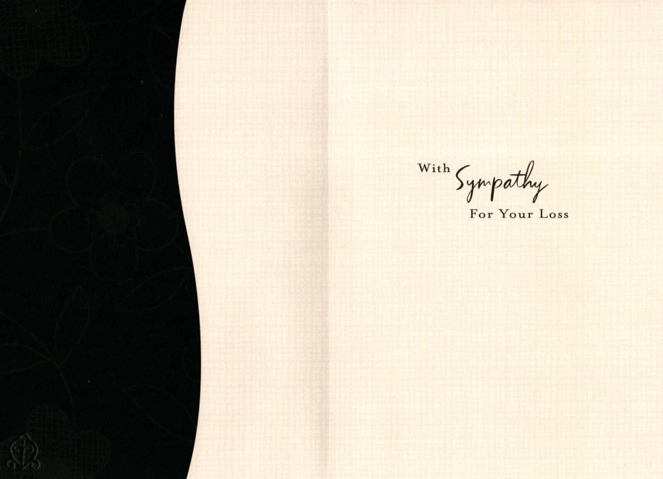 With Deep Sympathy Sister Keeping Memories Alive Mahogany Hallmark Greeting Card - Image 2 of 3