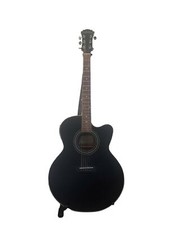 Rare Freshman FA300JBK Dreadnought Electro Acoustic Guitar Black