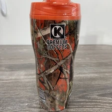 New! Vintage Circle K Premium Coffees Bpa Free Sierra Camo Coffee Mug Cup