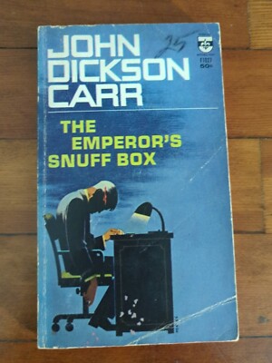 The Emperor s Snuff Box By John Dickson Carr Berkeley Medallion PB 1964 2nd ed