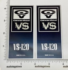 Cerwin Vega CV VS Series VS-120 Speaker Badge Logo Custom Made Aluminum