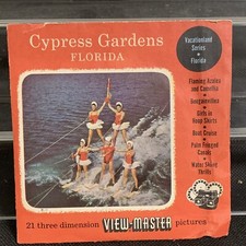 View-Master Cypress Gardens Florida 164 A - B  C 1955 Sawyer's 1E