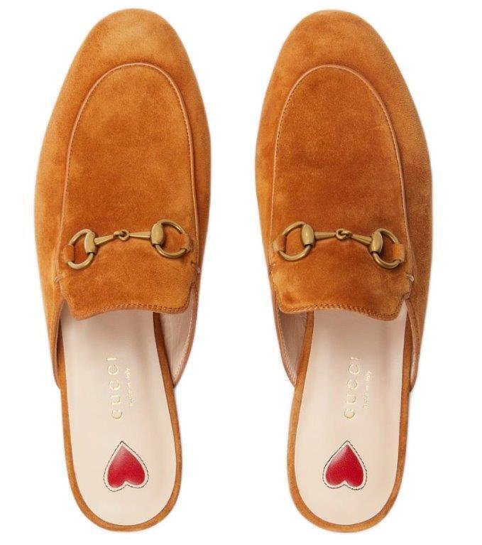 NEW GUCCI LIGHT BROWN SUEDE PRINCETOWN HORSEBIT MULES SLIPER NEW GUCCI LIGHT BROWN SUEDE PRINCETOWN HORSEBIT MULES SLIPER
