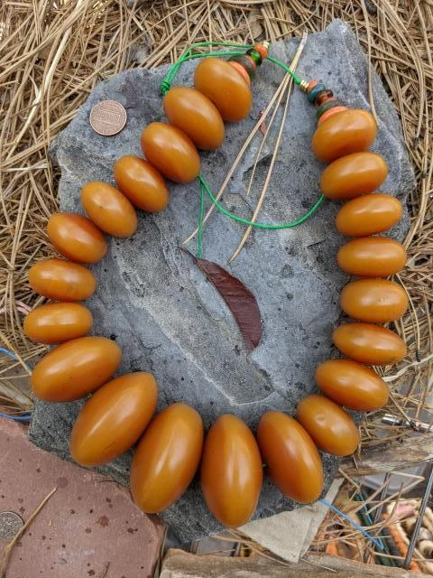 African copal shop beads