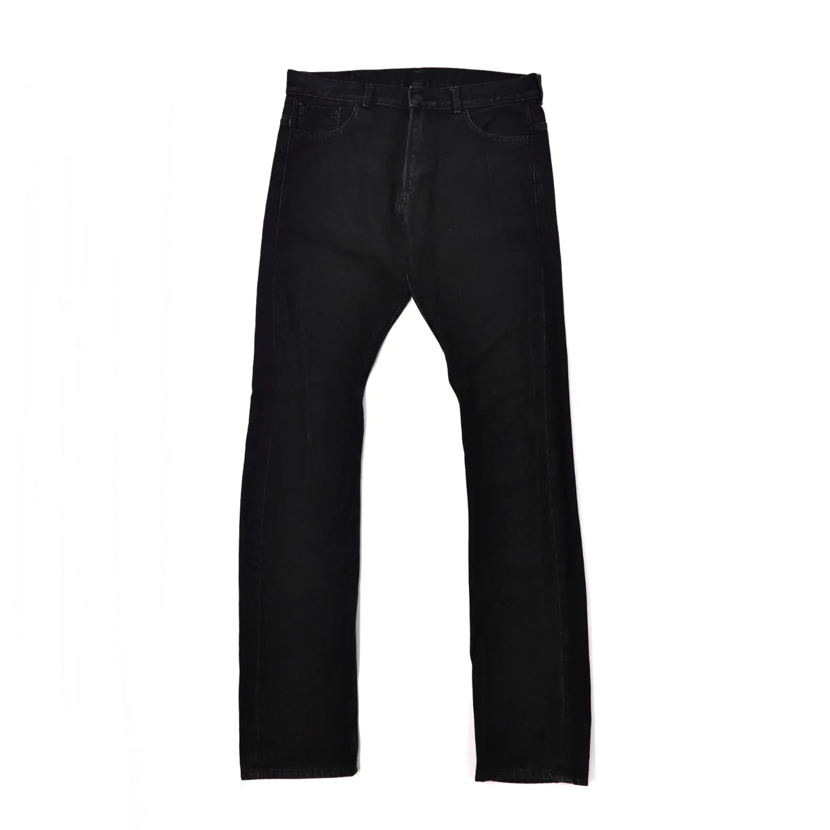 Lad Musician Skinny Pants 46 Black Cotton Made in Japan