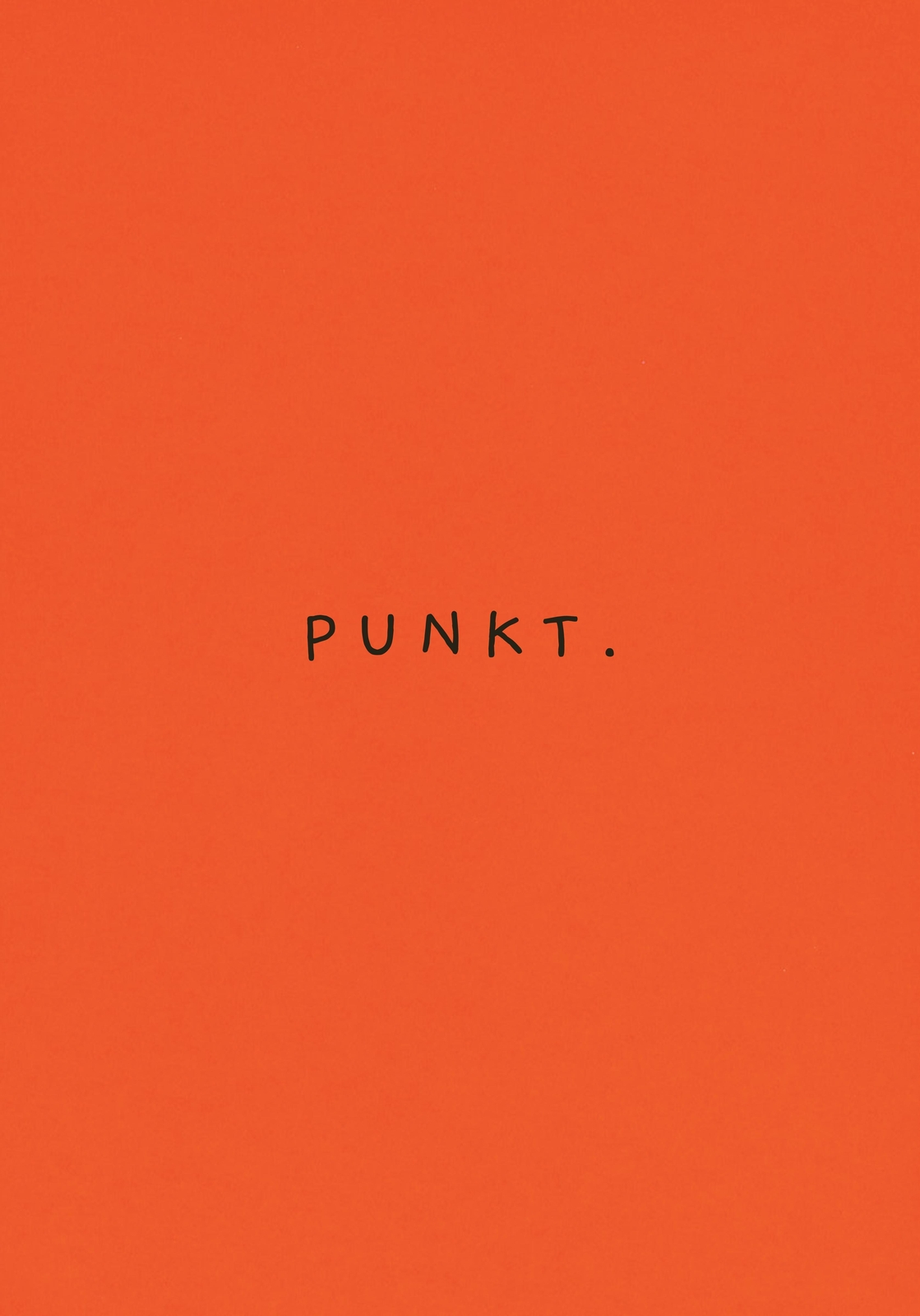 Thumbnail - Kieran E. Scott / Punkt - Orangefarbene Ausgabe9783458179733