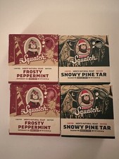 Lot Of 4 Dr Squatch 2 Snowy Pine Tar and 2 Frosty Peppermint Fast Shipping