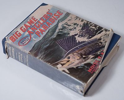 Big Game Anglers Paradise 1937 by Moise Kaplan, SIGNED & Inscribed by Kaplan!