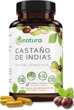 Casta o De Indias Horse Chestnut Capsules 1500 mg per Serving, 90 Veggie Cap