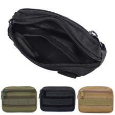 Outdoor Tactical Molle Pouch Small Utility EDC Tools Gear Bag Nylon Waist Pack