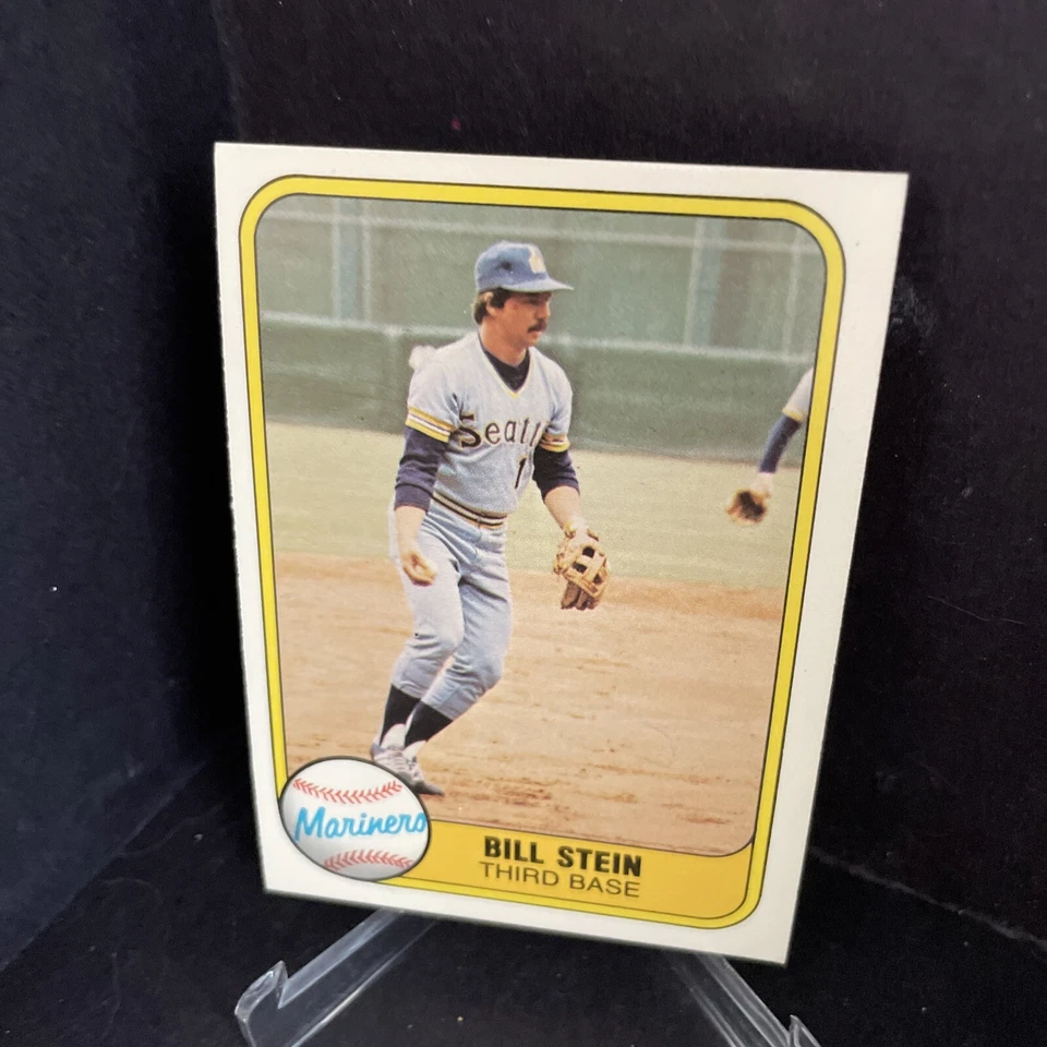1981 Fleer AA Bill Stein #605 Seattle Mariners - Image 2 of 4