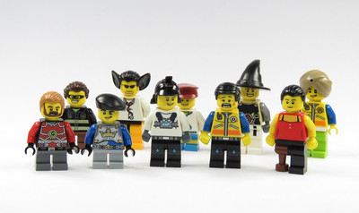 LEGO  10 Figuren Männer Junge Mann Figur City Boy Man Ersatzteil Neu (34)