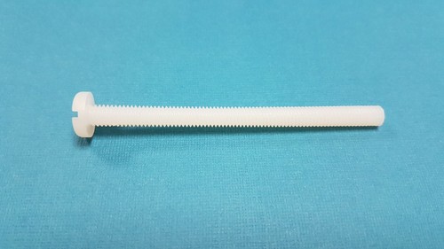 Nylon Plastic Slotted Pan Head Screws / Bolts / Fasteners Sizes M2 - M10 - Picture 6 of 9