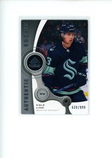 2021-22 SP Game Used Kole Lind #R-24 Authentic Rookie RC 639/999